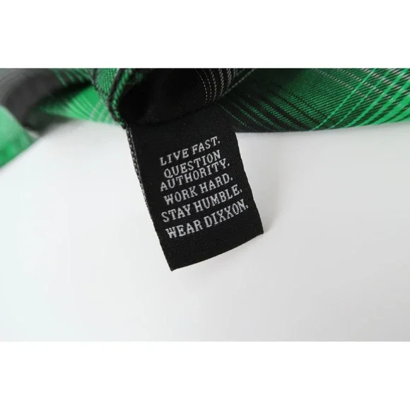 Dixxon Flannel O'Malley Irish Shirt Mens Large Green Plaid Short Sleeve St Paddy - Picture 6 of 11